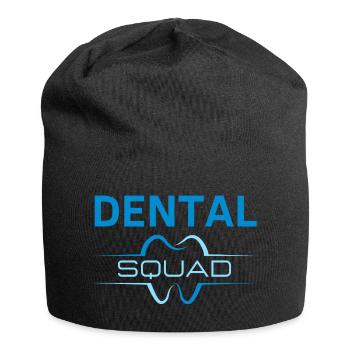 Dental Squad - Zahnarzt Geschenk - Jersey-Beanie - Schwarz - Vorne