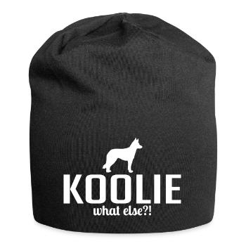 Koolie quoi d’autre Chiens Dire Wilsigns - Bonnet en jersey - noir - Devant