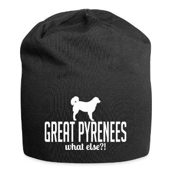 Great Pyrenees What Else Dogs Saying Wilsigns - Jersey Beanie - black - Front
