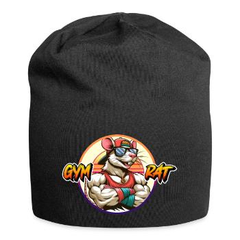 GYM RAT - Jersey-Beanie - Schwarz - Vorne
