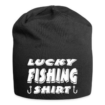 Angeln - Jersey-Beanie - Schwarz - Vorne