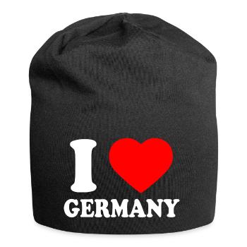 I love germany - Bonnet en jersey - noir - Devant