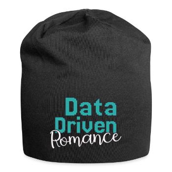 Data Science Valentinstag Romance - Jersey-Beanie - Schwarz - Vorne