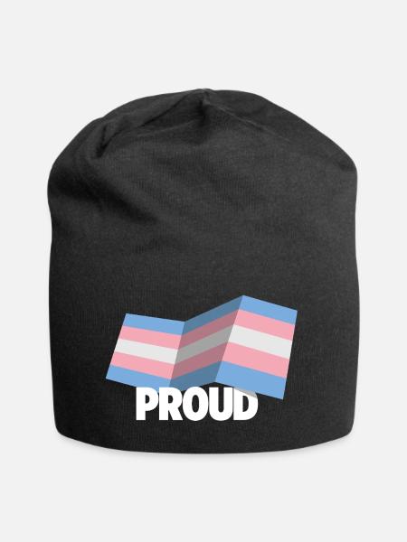 PROUD 2025 Trans - Jersey-Beanie - Schwarz