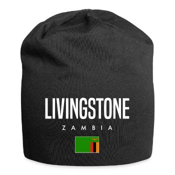 Livingstone Zambia - Jersey Beanie - black - Front