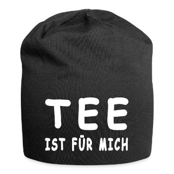 Thé - Bonnet en jersey - noir - Devant