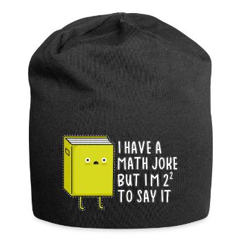 Math Nerd Students University Professor Mathematics - Jersey Beanie - black - Front