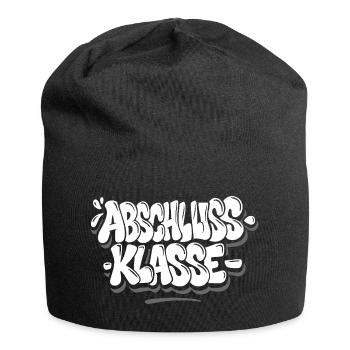 Abschlussklasse Graffiti - Jersey-Beanie - Schwarz - Vorne