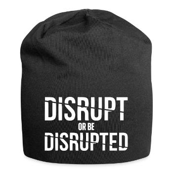Entrepreneur Homme d’affaires Femme d’affaires Disrupt - Bonnet en jersey - noir - Devant