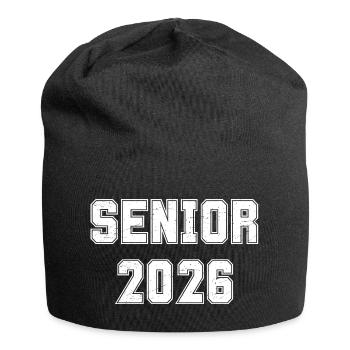 Don de la classe senior 2026 de la classe blanche varsity - Bonnet en jersey - noir - Devant