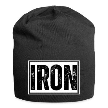 IRON Gym Workout Challenger Fitness - Bonnet en jersey - noir - Devant