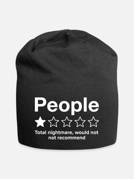 People One Star Total Nightmare - Jersey-Beanie - Schwarz