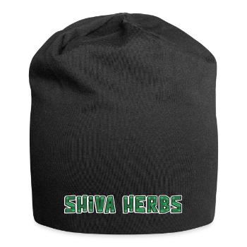 Shiva Herbs - Jersey-Beanie - Schwarz - Vorne