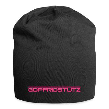 gopfridstutz schweizerdeutsche t-shirts - Jersey-Beanie - Schwarz - Vorne