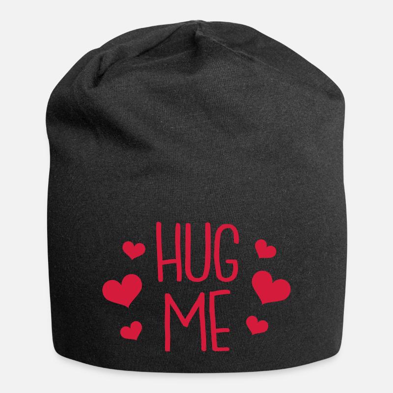 hug me - Bonnet en jersey - noir