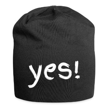 Yes! - Jersey Beanie - black - Front