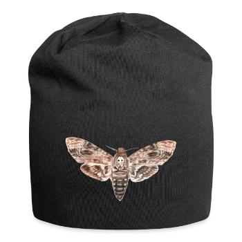 Chouettes nocturnes - noctuelles - Bonnet en jersey - noir - Devant
