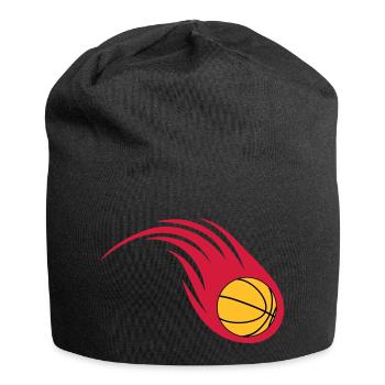 basketball fireball - Jersey Beanie - black - Front