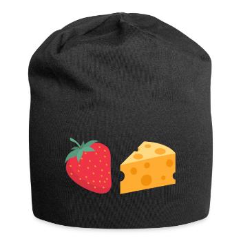 STRAWBERRY CHEESE Strawberry cheese - Jersey Beanie - black - Front