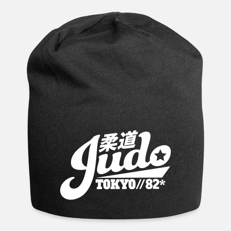 judo - Bonnet en jersey - noir
