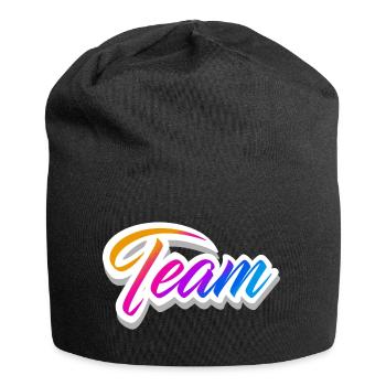 équipe - Bonnet en jersey - noir - Devant