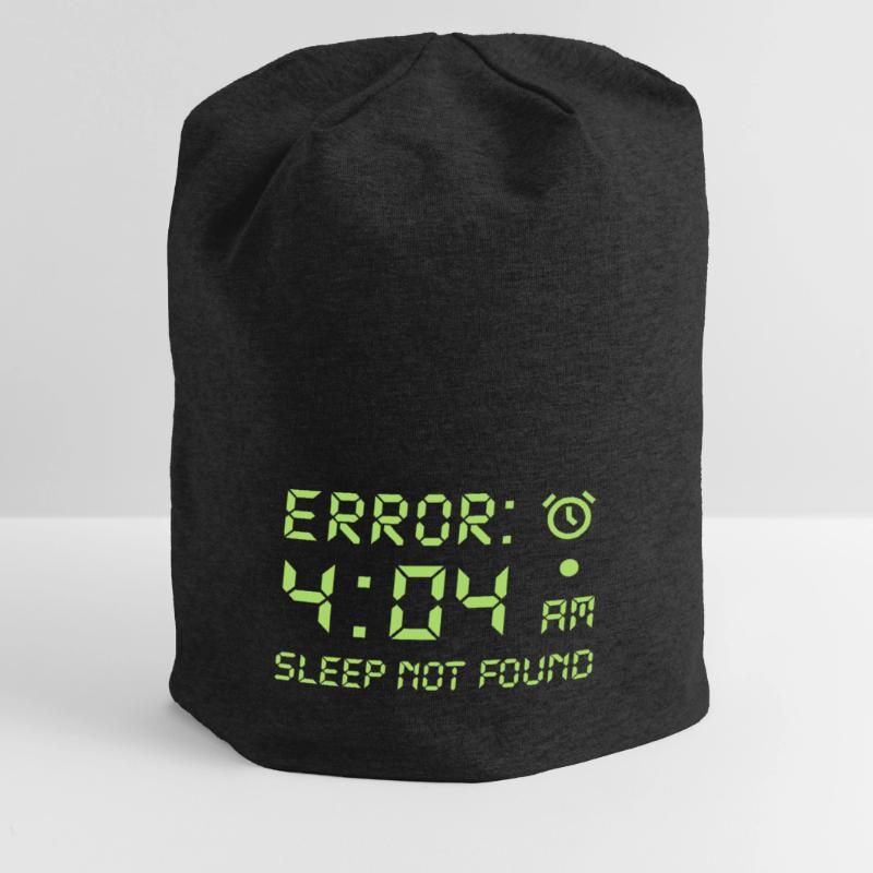 Error 404, sleep not found Programmierer Zocken Jersey-Beanie