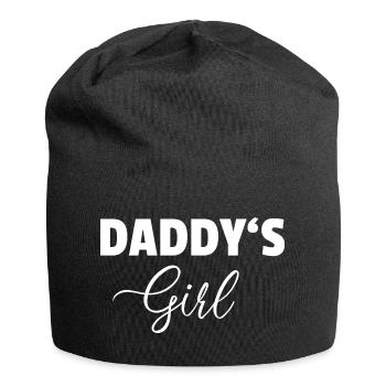 Daddy's Girl - Tochter Geschenk Stieftochter - Jersey-Beanie - Schwarz - Vorne
