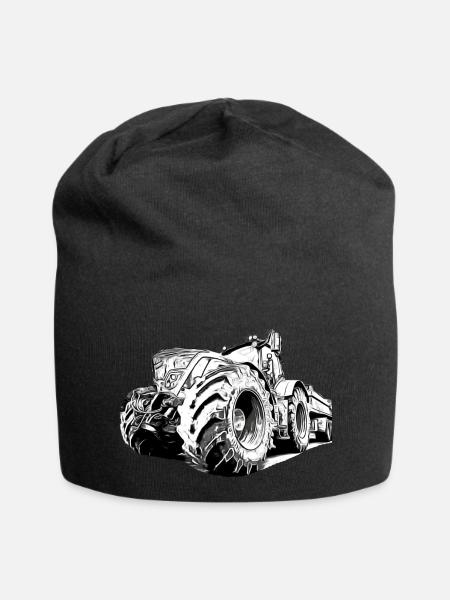 Traktor - Jersey-Beanie - Schwarz