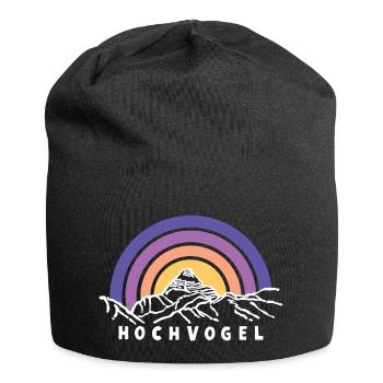 Hochvogel Berg Allgäu Bavière Randonnée Souvenir - Bonnet en jersey - noir - Devant