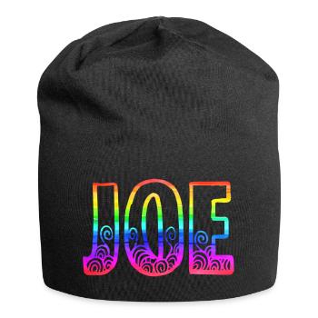 joe rs regenbogen - Jersey-Beanie - Schwarz - Vorne