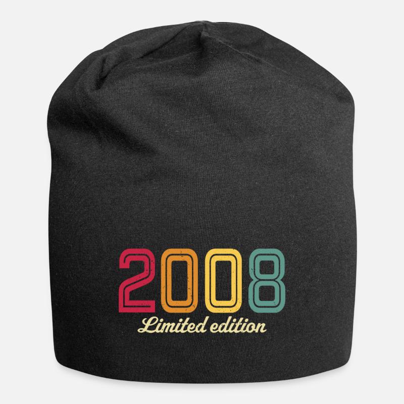 limited edition 2008 retro 2008 - Jersey-Beanie - Schwarz