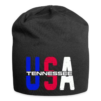 Usa Tennessee Vintage fier citoyen américain - Bonnet en jersey - noir - Devant