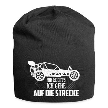 Mir reicht's ich gehe auf die Strecke Modellbau R - Jersey-Beanie - Schwarz - Vorne