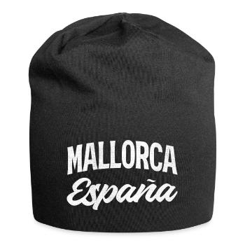 Mallorca Spanien Retro Flair - Jersey-Beanie - Schwarz - Vorne