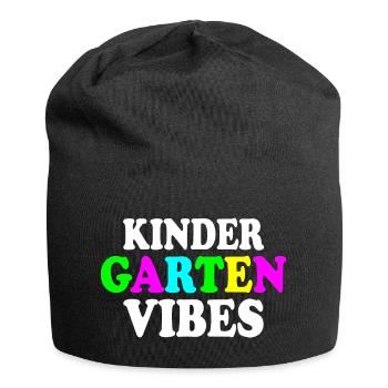 kindergarten vibes - Bonnet en jersey - noir - Devant