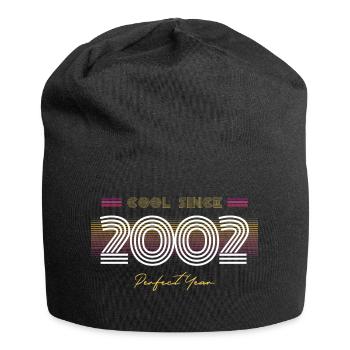 Birthday Cool since 2002 - Jersey Beanie - black - Front