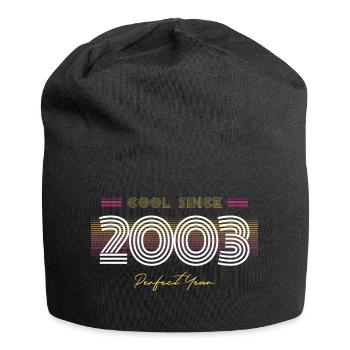 Birthday Cool since 2003 - Jersey Beanie - black - Front