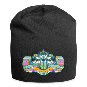 Rennauto Bunt - Jersey-Beanie - Schwarz - Vorne