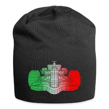 Italien Rennwagen - Jersey-Beanie - Schwarz - Vorne