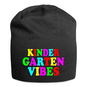 kindergarten vibes - Bonnet en jersey - noir - Devant
