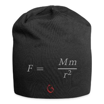 Isaac Newton - Bonnet en jersey - noir - Devant