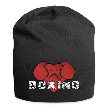 J'aime la boxe - Gants de boxe - Sport de combat - Bonnet en jersey - noir - Devant