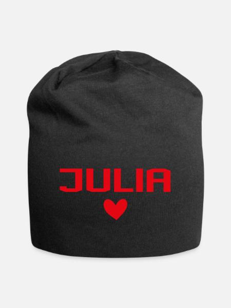 Julia Cœur - Bonnet en jersey - noir