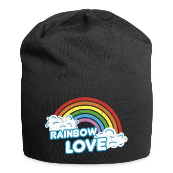 LGBT Rainbow Love - Bonnet en jersey - noir - Devant