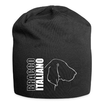 Bracco Italiano Profil Jagdhund Jagdhunde Wilsigns - Jersey-Beanie - Schwarz - Vorne