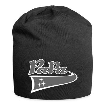 Original gift idea for Dad Fathers' Day - Jersey Beanie - black - Front
