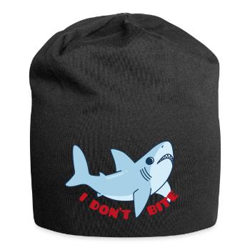 Meerestiere - Jersey-Beanie - Schwarz - Vorne