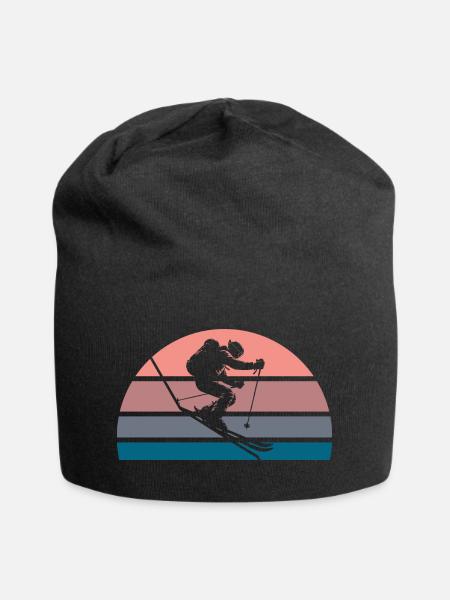 Skitour-Downhill - Jersey-Beanie - Schwarz