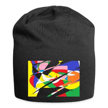 Pattern - Jersey Beanie - black - Front