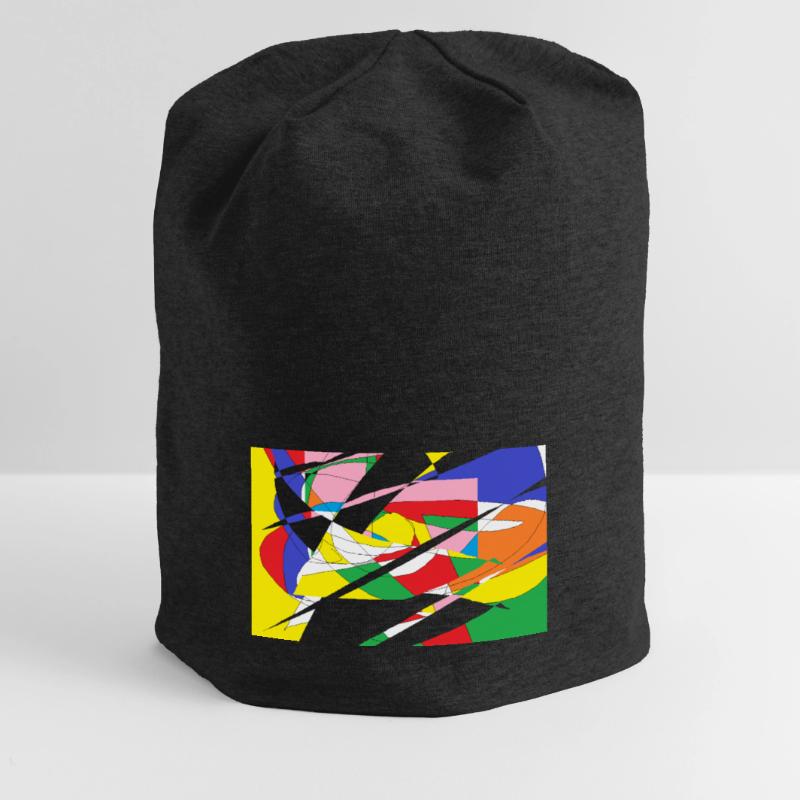 Pattern Jersey Beanie